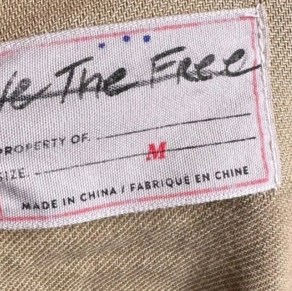 Free People Bentley Ombre Shirt Trench  Jacket Longline Ombre -Medium - Picture 7 of 7